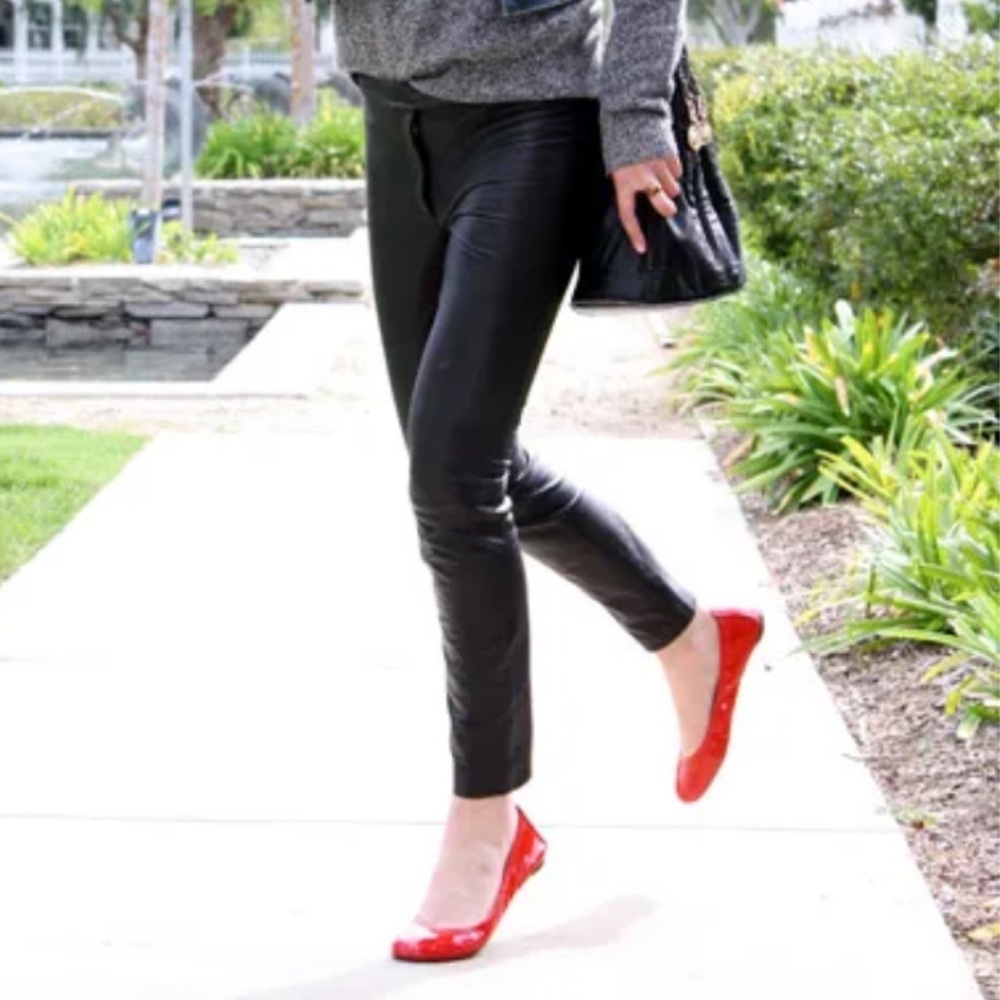 Amazon Essentials Red Ballet Flats Sz 9.5